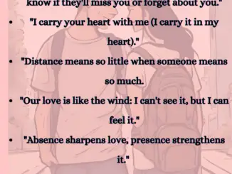 Long Distance Relationship Quotes